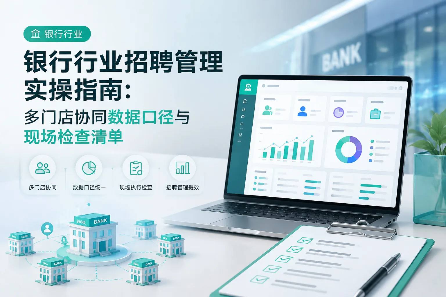 银行行业招聘管理实操指南：多门店协同数据口径与现场检查清单文章封面