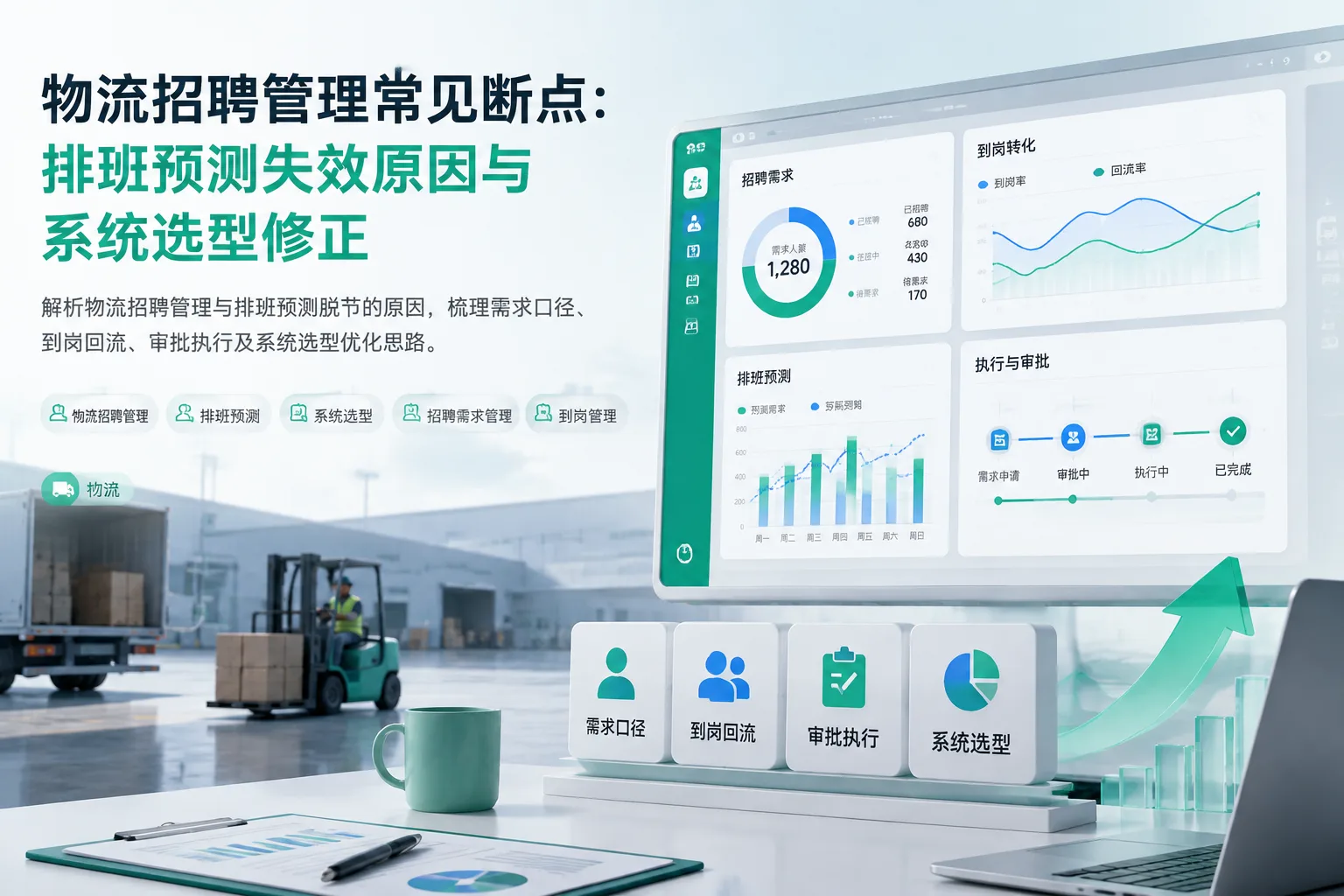 物流招聘管理常见断点：排班预测失效原因与系统选型修正文章封面
