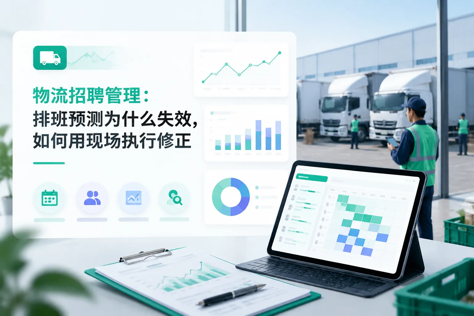 物流招聘管理：排班预测为什么失效，如何用现场执行修正文章封面