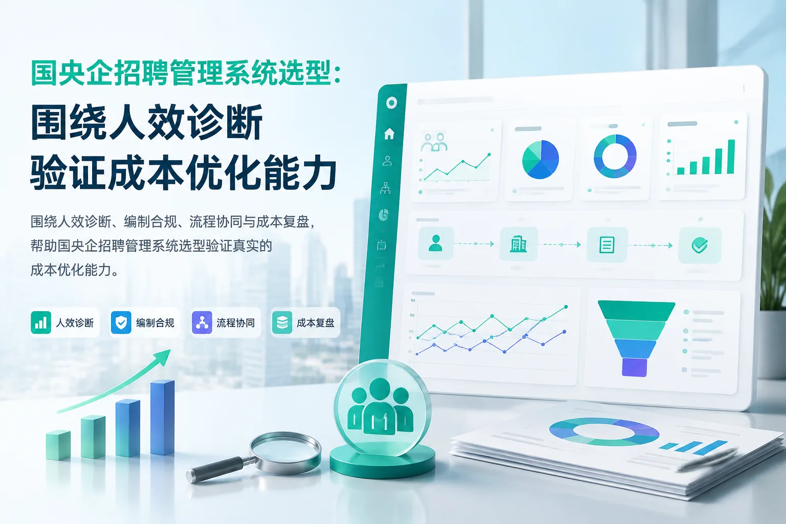 国央企招聘管理系统选型：围绕人效诊断验证成本优化能力文章封面
