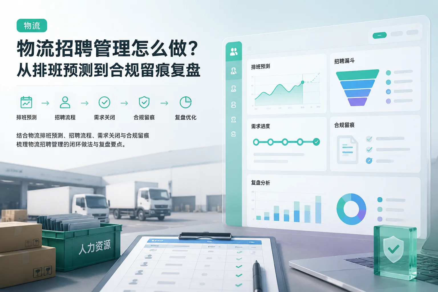 物流招聘管理怎么做？从排班预测到合规留痕复盘文章封面
