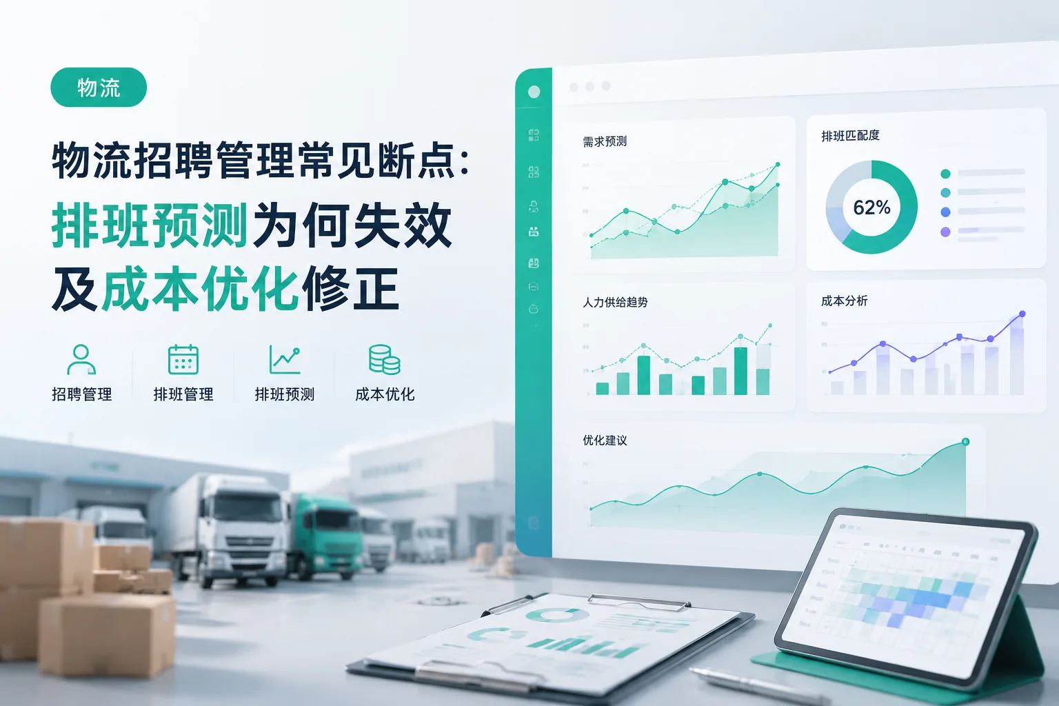 物流招聘管理常见断点：排班预测为何失效及成本优化修正文章封面
