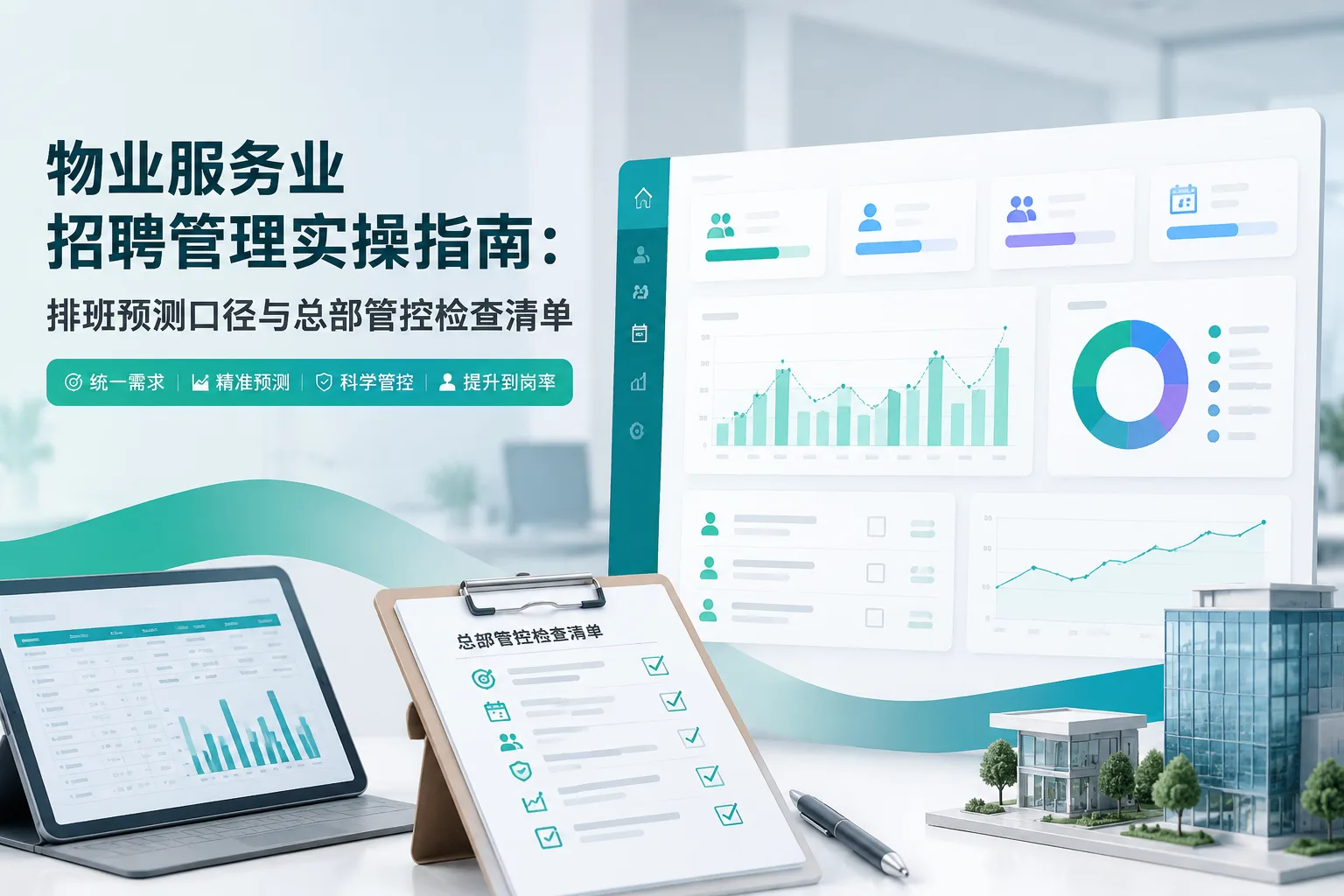 物业服务业招聘管理实操指南：排班预测口径与总部管控检查清单文章封面