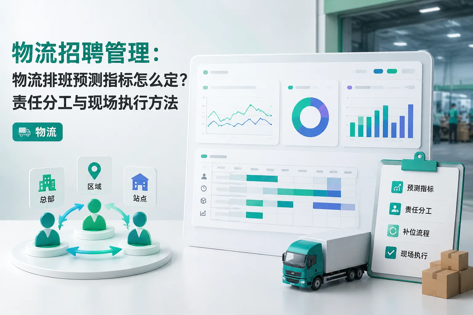 物流招聘管理：物流排班预测指标怎么定？责任分工与现场执行方法文章封面