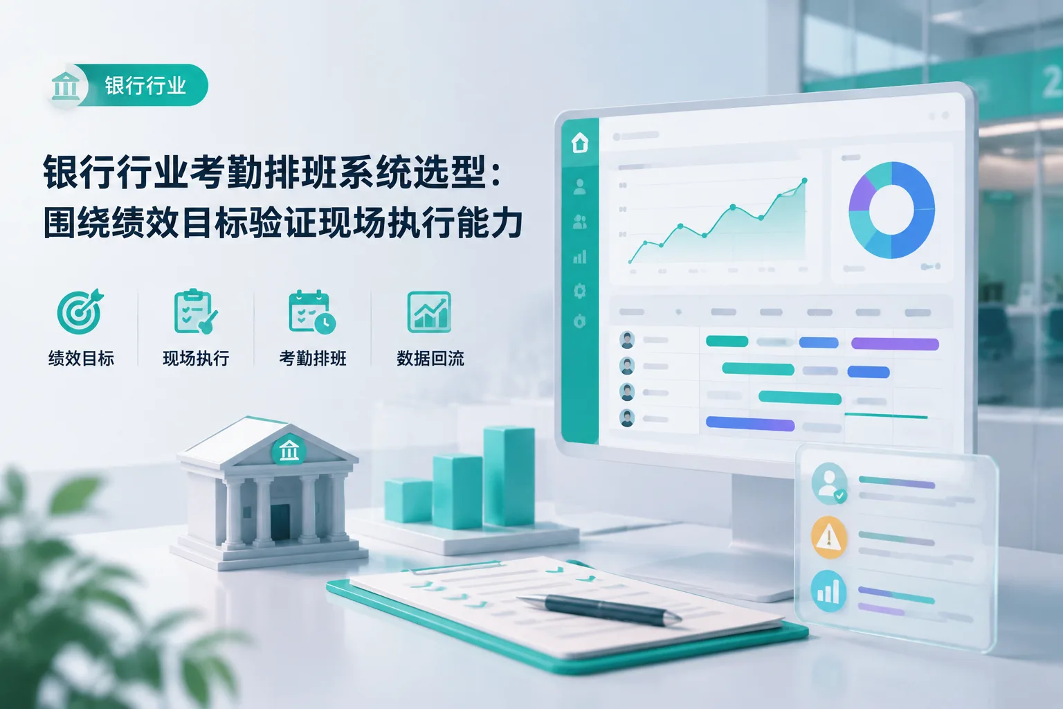 银行行业考勤排班系统选型：围绕绩效目标验证现场执行能力文章封面