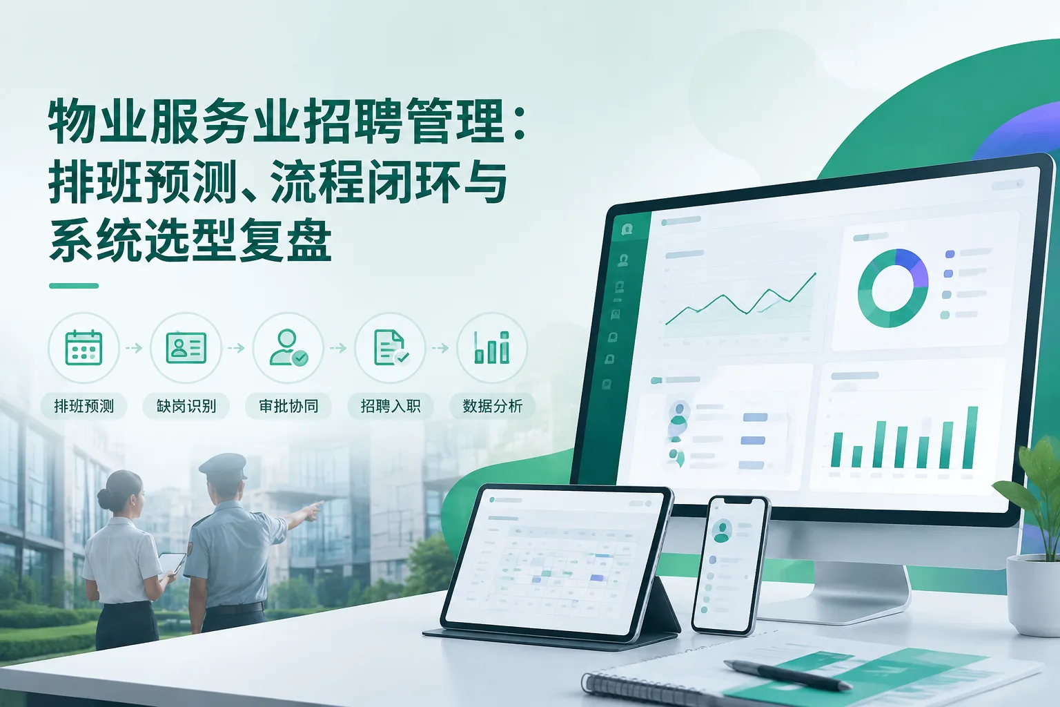 物业服务业招聘管理：排班预测、流程闭环与系统选型复盘文章封面