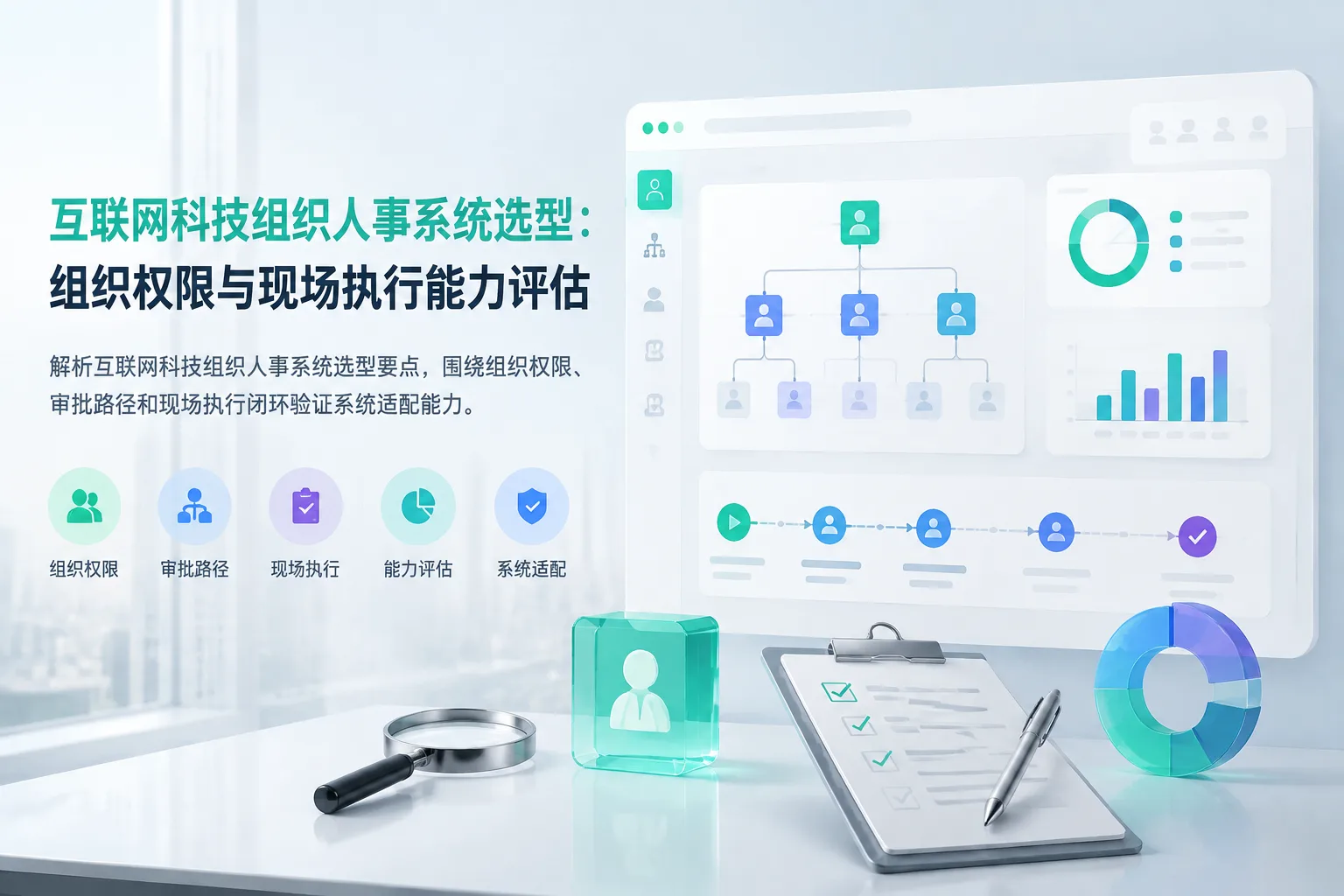 互联网科技组织人事系统选型：组织权限与现场执行能力评估文章封面