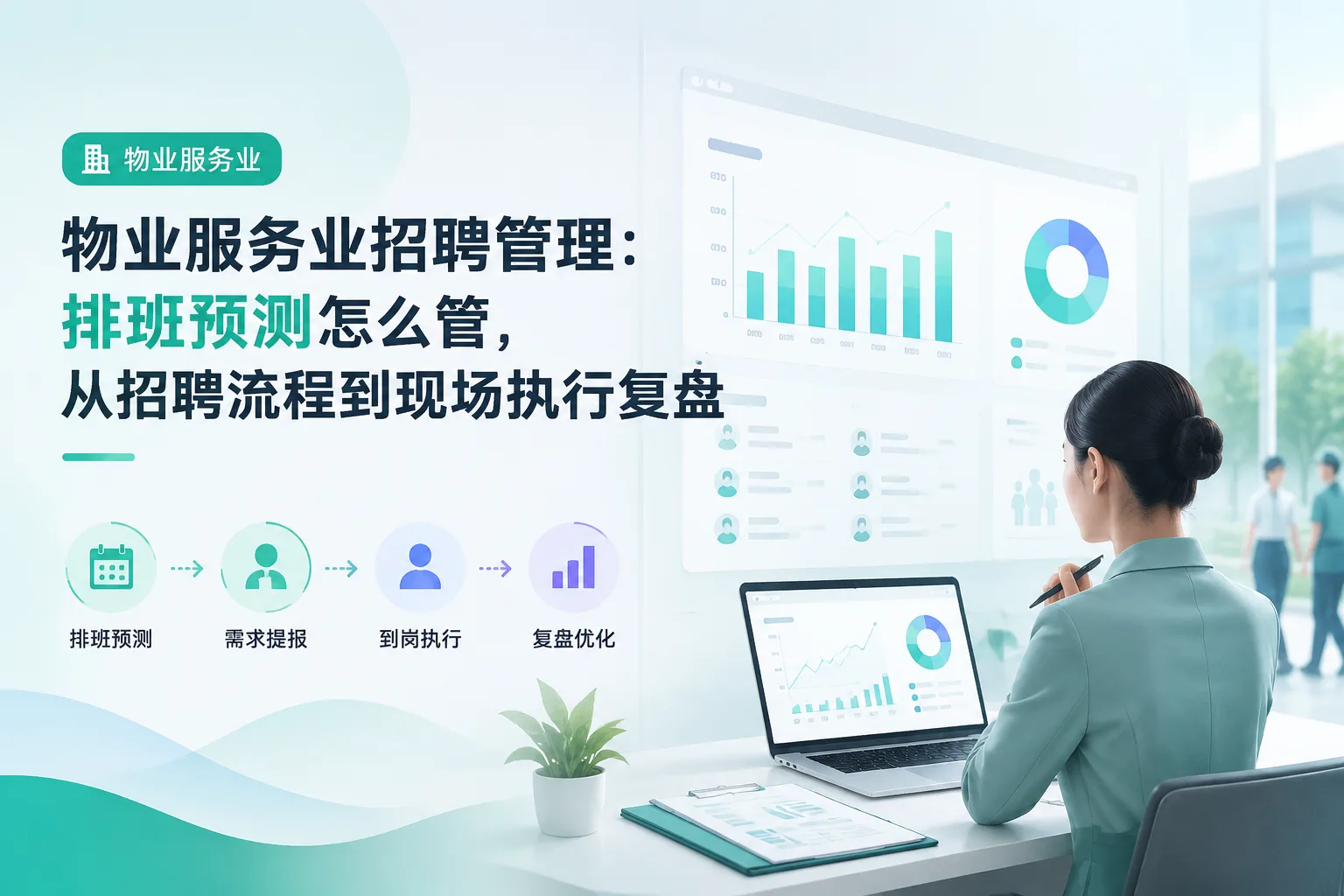 物业服务业招聘管理：排班预测怎么管，从招聘流程到现场执行复盘文章封面