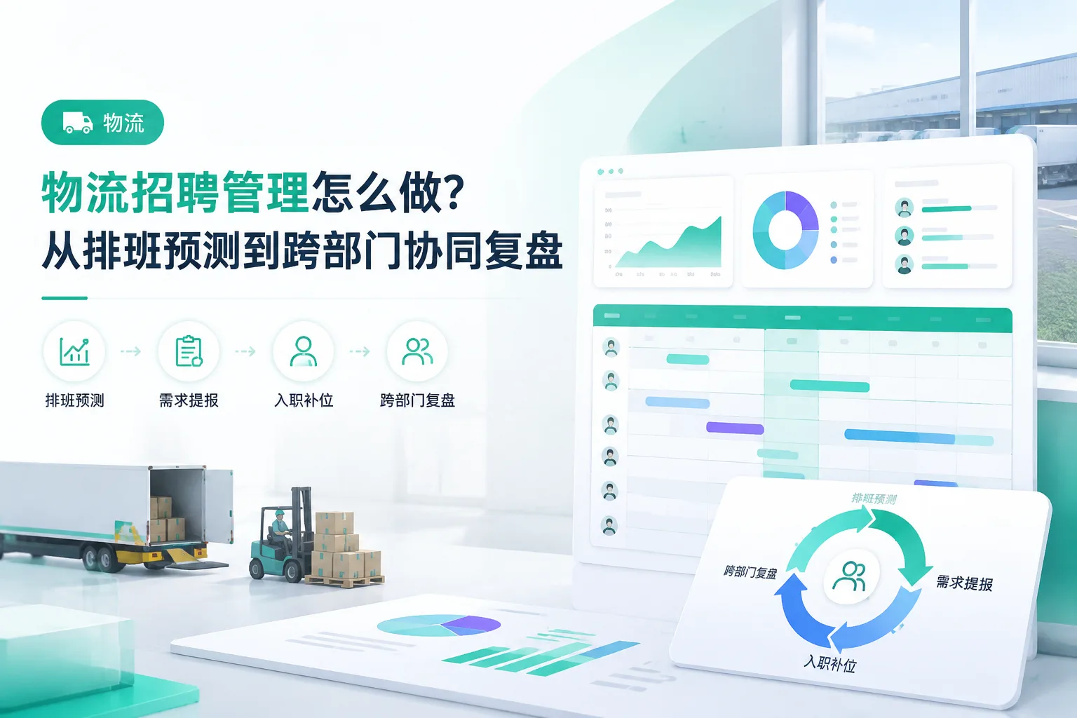 物流招聘管理怎么做？从排班预测到跨部门协同复盘文章封面