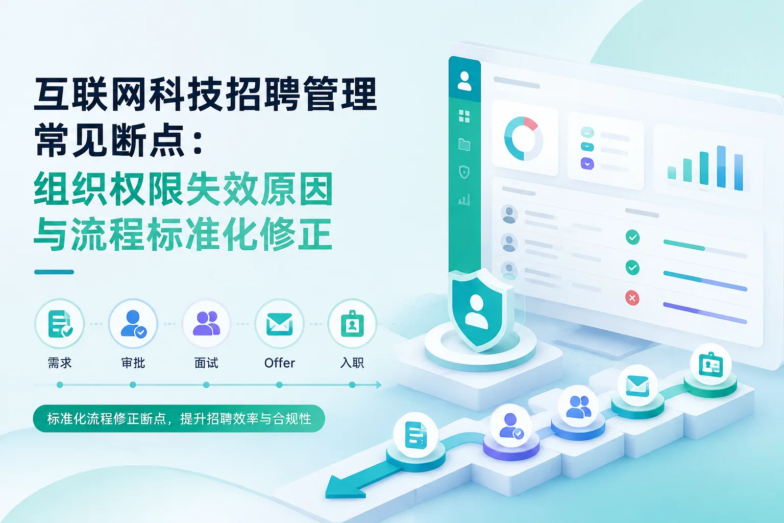 互联网科技招聘管理常见断点：组织权限失效原因与流程标准化修正文章封面