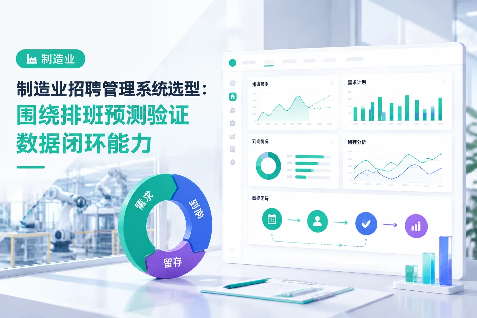 制造业招聘管理系统选型：围绕排班预测验证数据闭环能力文章封面