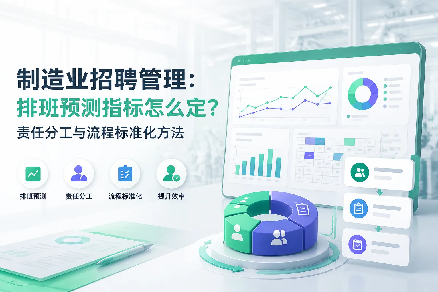 制造业招聘管理：排班预测指标怎么定？责任分工与流程标准化方法文章封面