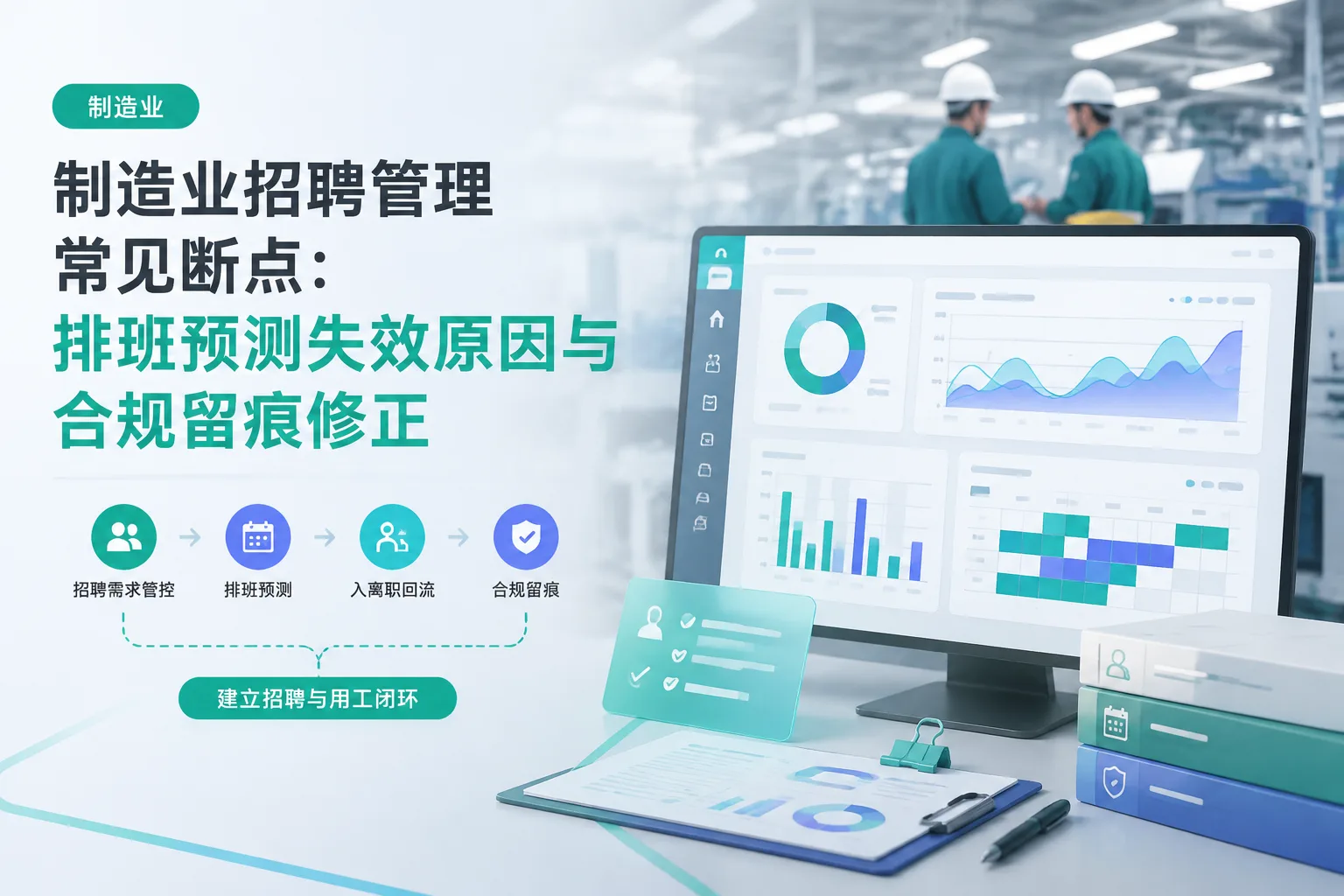 制造业招聘管理常见断点：排班预测失效原因与合规留痕修正文章封面