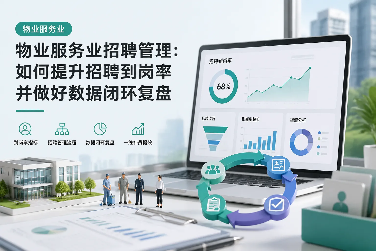 物业服务业招聘管理：如何提升招聘到岗率并做好数据闭环复盘文章封面