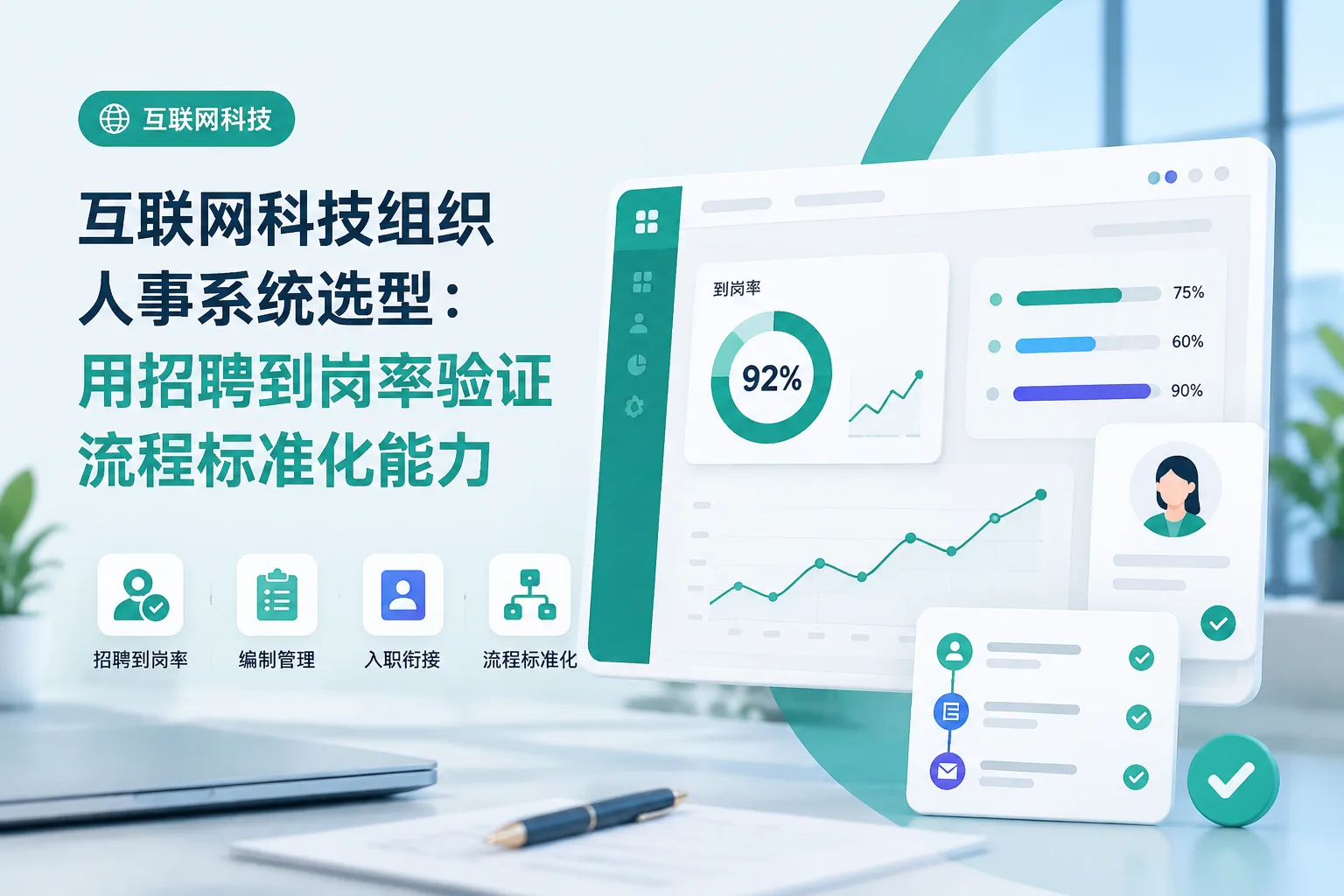 互联网科技组织人事系统选型：用招聘到岗率验证流程标准化能力文章封面
