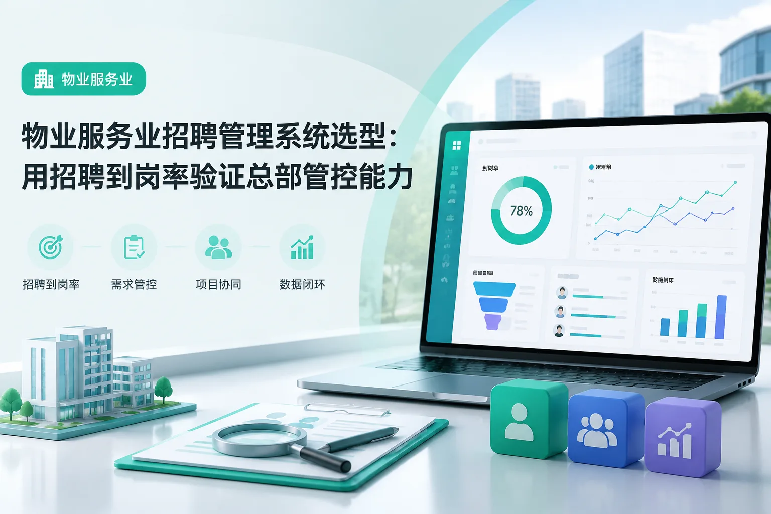 物业服务业招聘管理系统选型：用招聘到岗率验证总部管控能力文章封面