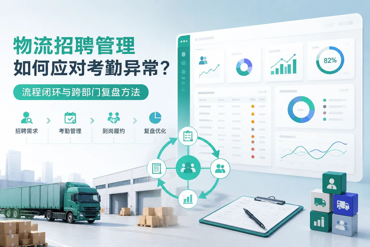 物流招聘管理如何应对考勤异常？流程闭环与跨部门复盘方法文章封面