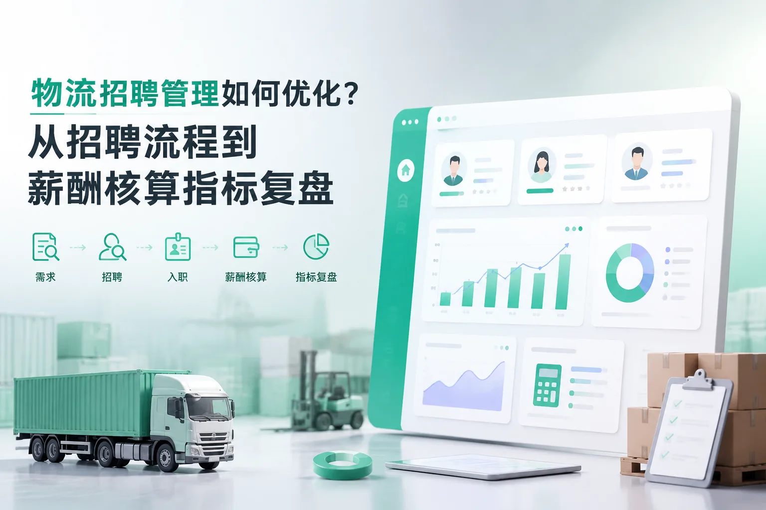 物流招聘管理如何优化？从招聘流程到薪酬核算指标复盘文章封面