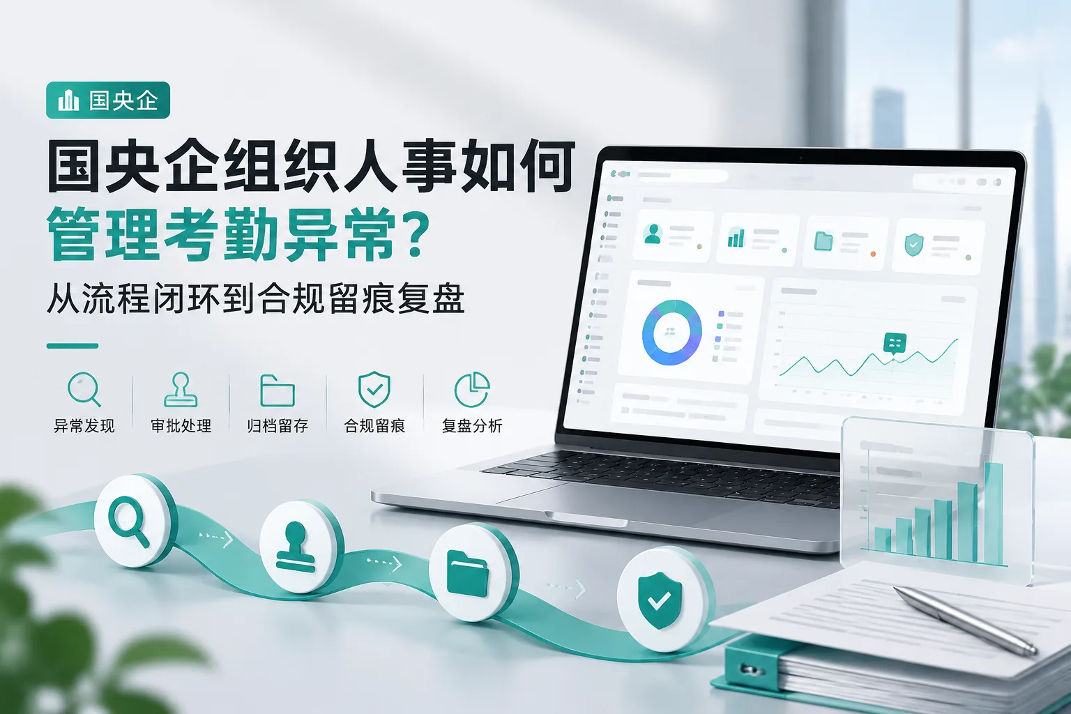 国央企组织人事如何管理考勤异常？从流程闭环到合规留痕复盘文章封面