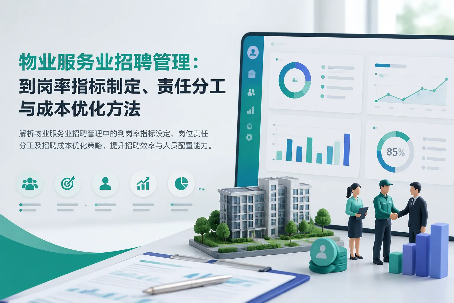 物业服务业招聘管理：到岗率指标制定、责任分工与成本优化方法文章封面