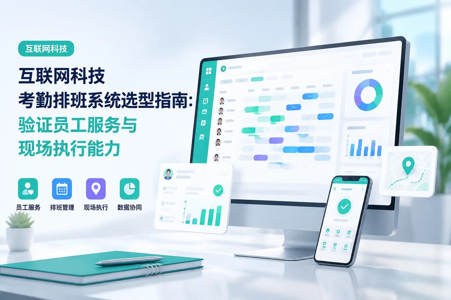 互联网科技考勤排班系统选型指南：验证员工服务与现场执行能力文章封面