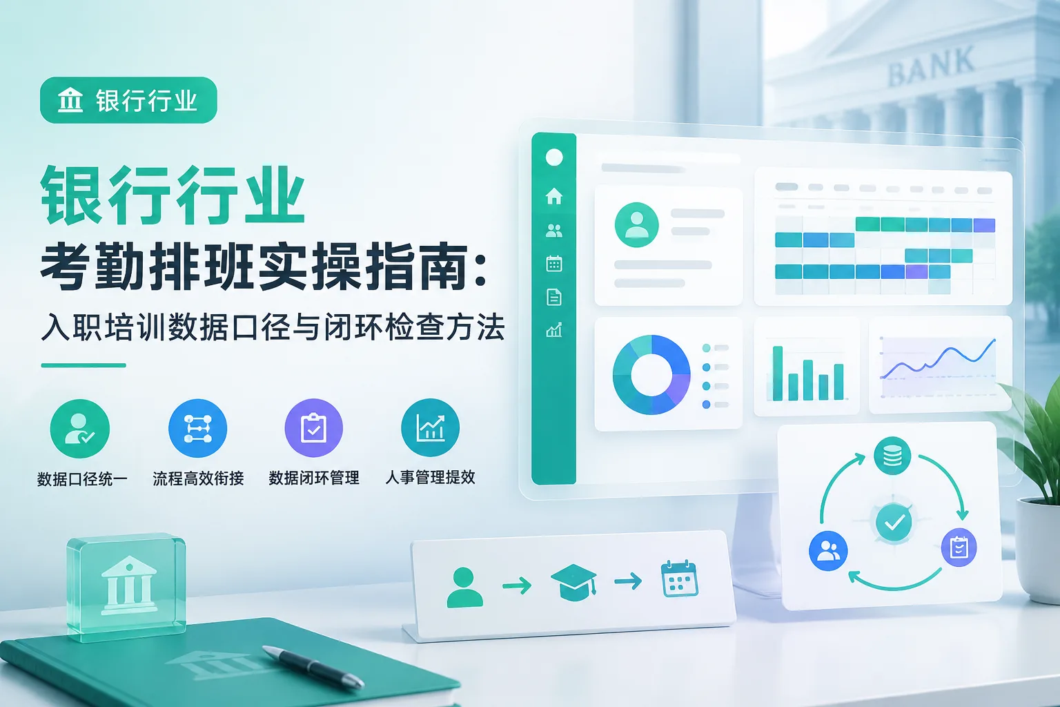 银行行业考勤排班实操指南：入职培训数据口径与闭环检查方法文章封面