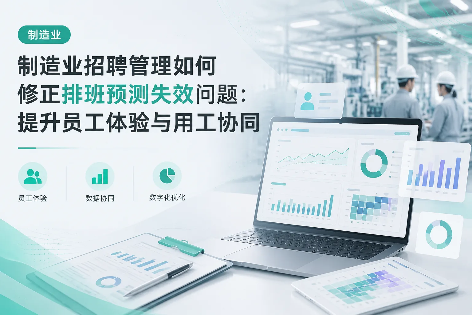 制造业招聘管理如何修正排班预测失效问题：提升员工体验与用工协同文章封面