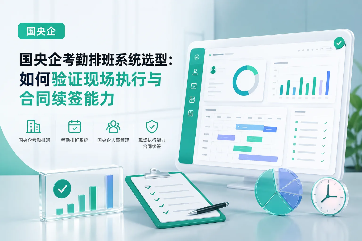 国央企考勤排班系统选型：如何验证现场执行与合同续签能力文章封面
