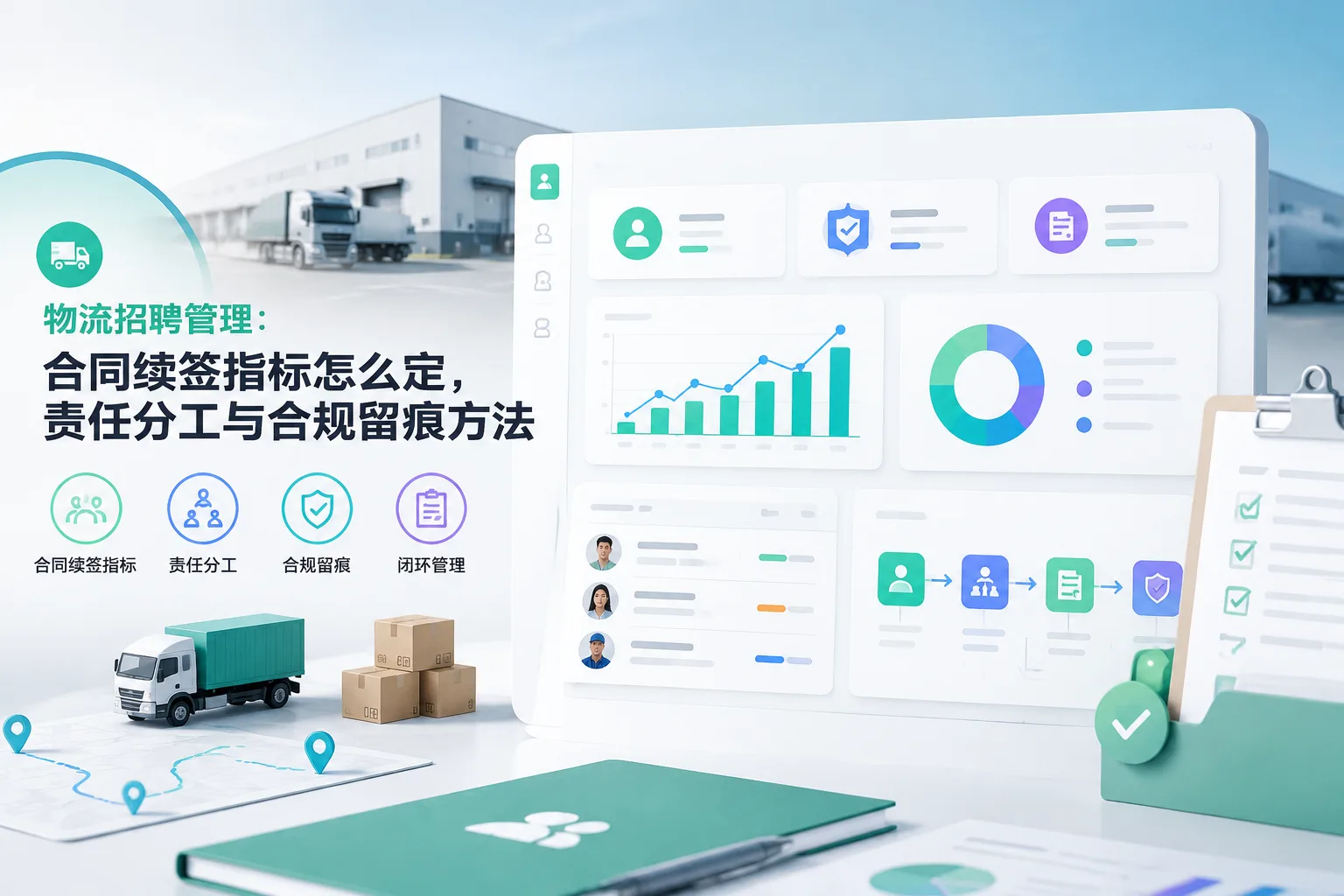 物流招聘管理：合同续签指标怎么定，责任分工与合规留痕方法文章封面