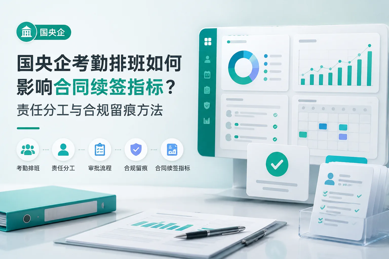 国央企考勤排班如何影响合同续签指标？责任分工与合规留痕方法文章封面