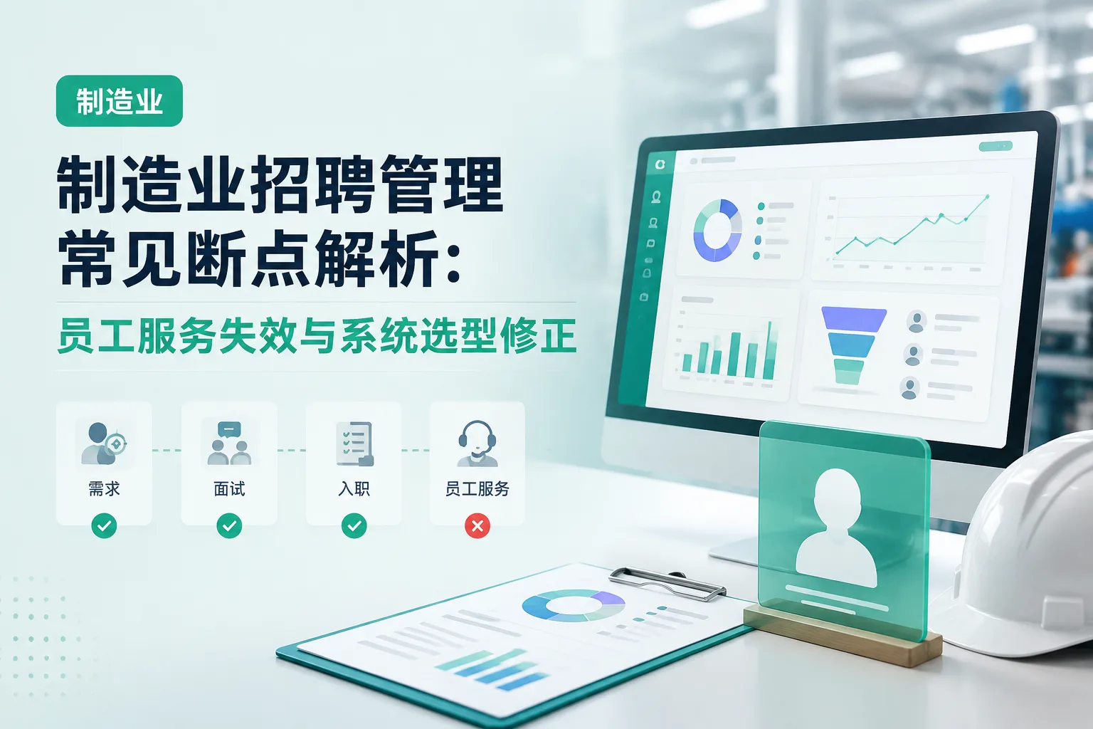 制造业招聘管理常见断点解析：员工服务失效与系统选型修正文章封面
