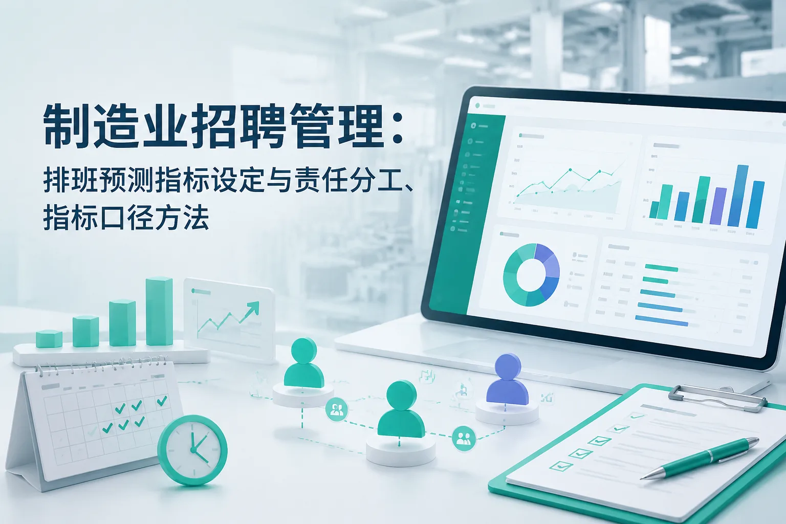 制造业招聘管理：排班预测指标设定与责任分工、指标口径方法文章封面