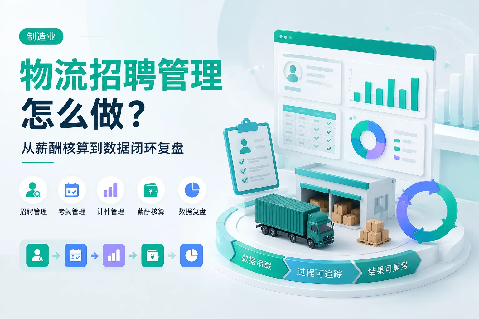 物流招聘管理怎么做？从薪酬核算到数据闭环复盘文章封面