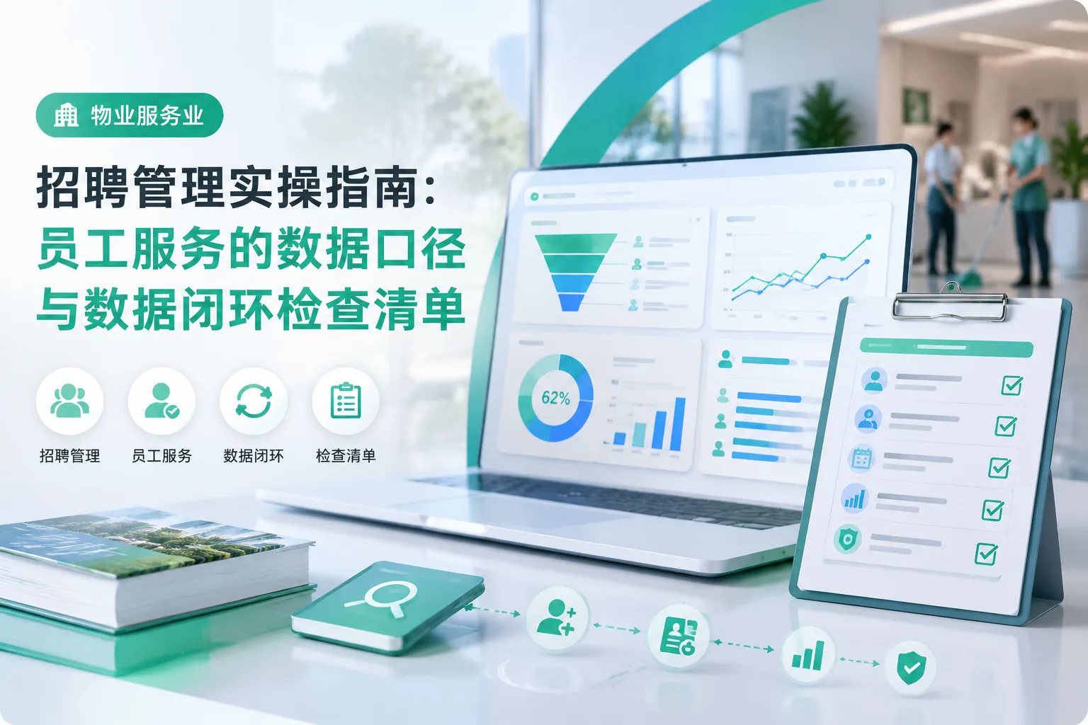 物业服务业招聘管理实操指南：员工服务的数据口径与数据闭环检查清单文章封面