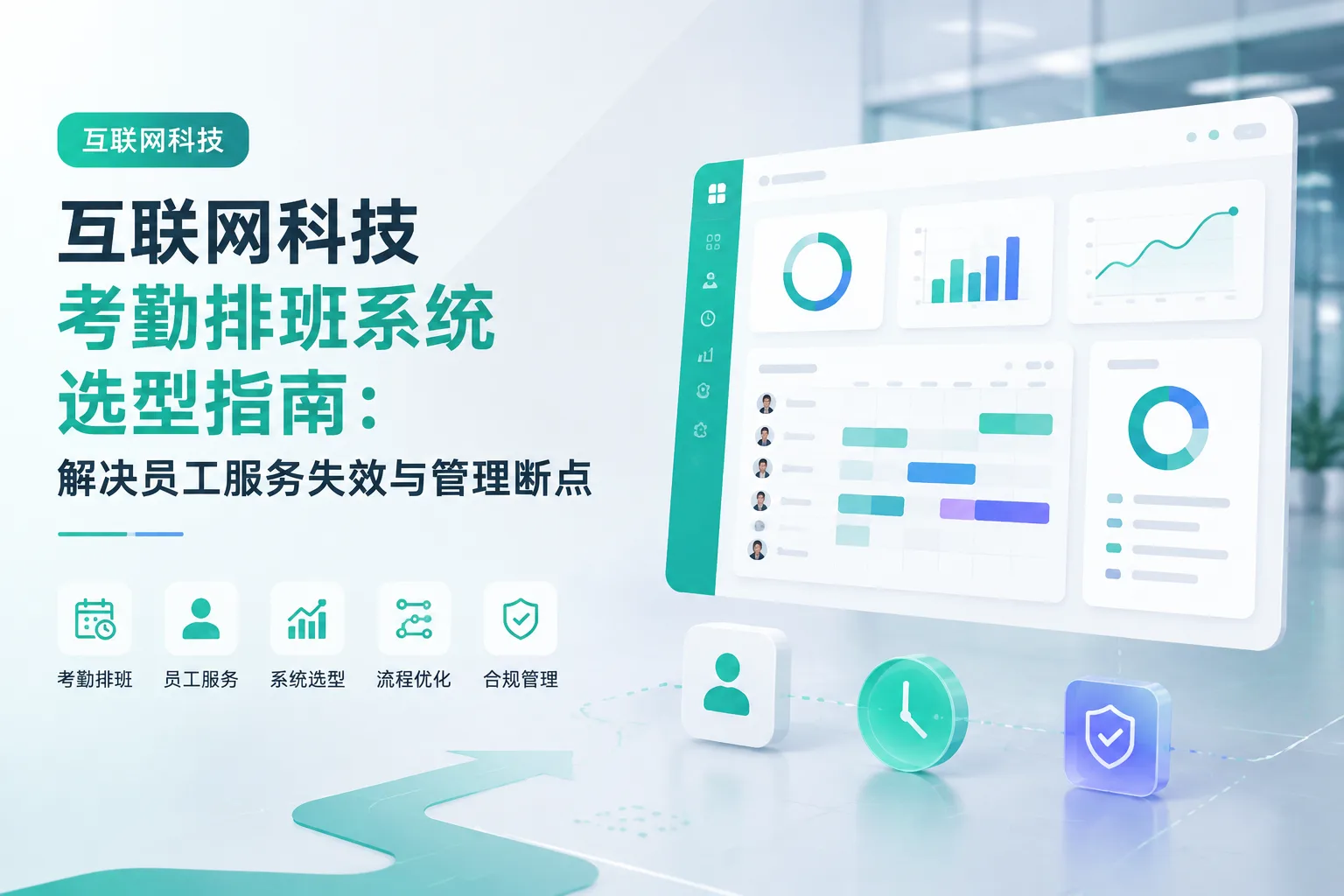 互联网科技考勤排班系统选型指南：解决员工服务失效与管理断点文章封面