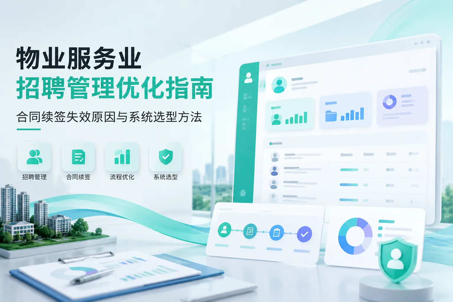 物业服务业招聘管理优化指南：合同续签失效原因与系统选型方法文章封面