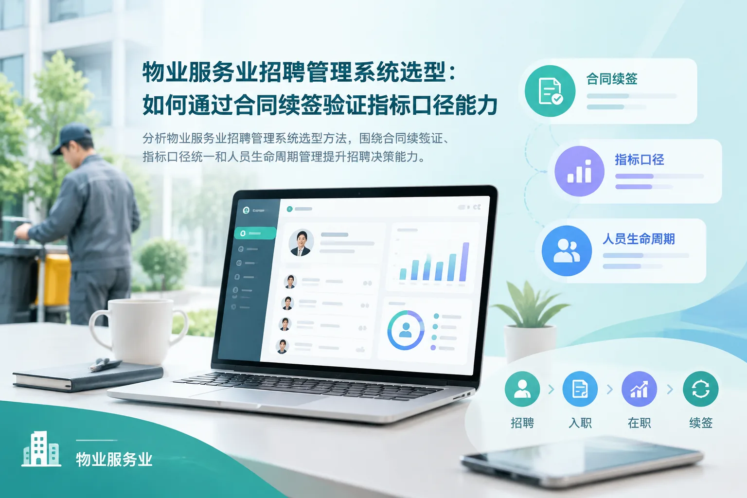 物业服务业招聘管理系统选型：如何通过合同续签验证指标口径能力文章封面