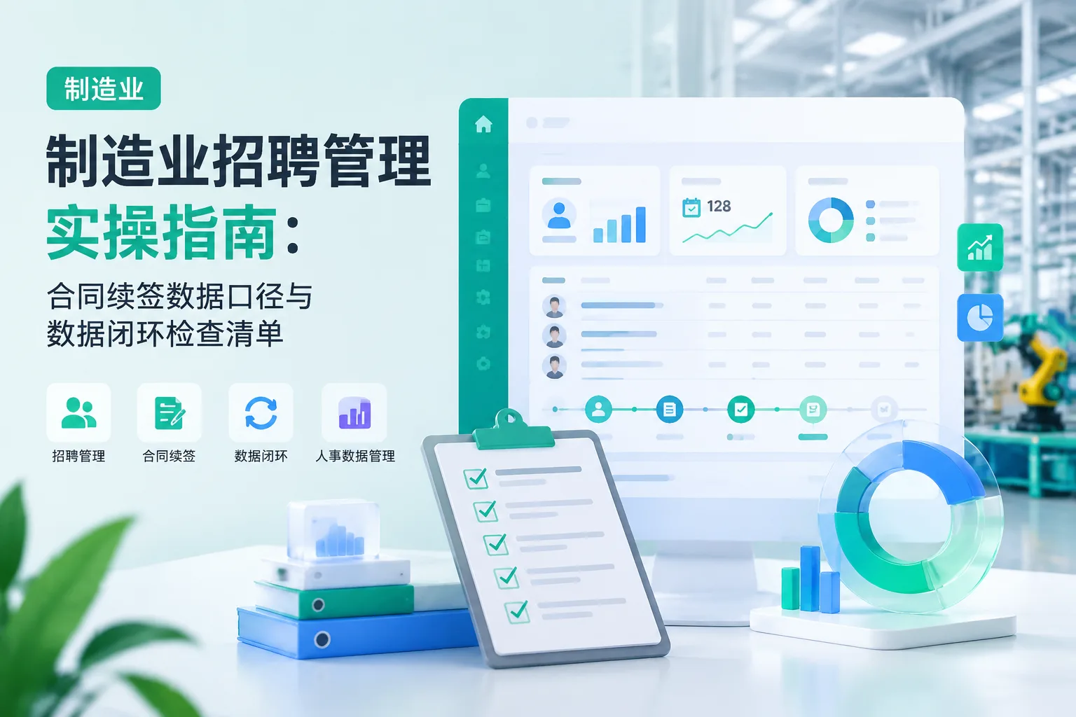 制造业招聘管理实操指南：合同续签数据口径与数据闭环检查清单文章封面