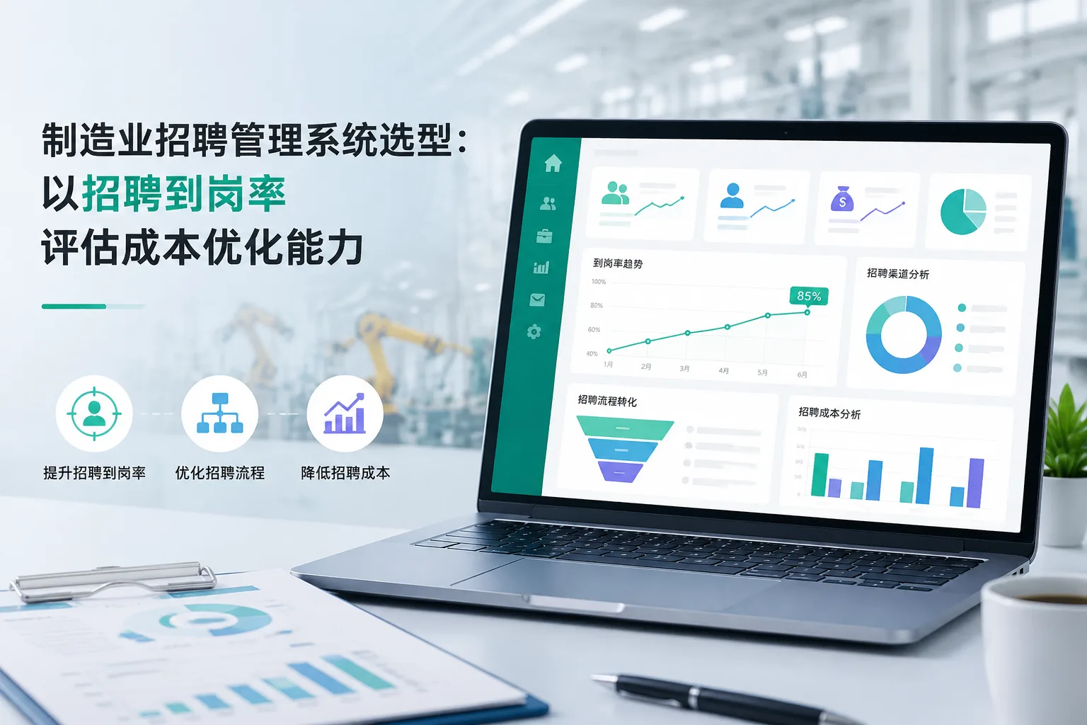制造业招聘管理系统选型：以招聘到岗率评估成本优化能力文章封面