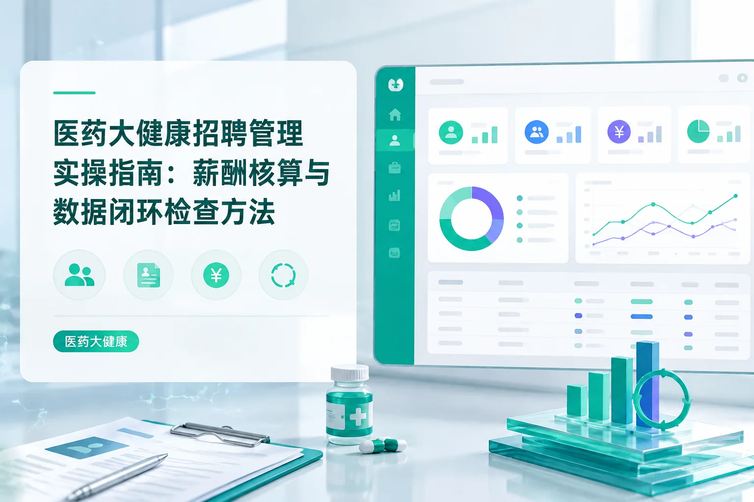 医药大健康招聘管理实操指南：薪酬核算与数据闭环检查方法文章封面
