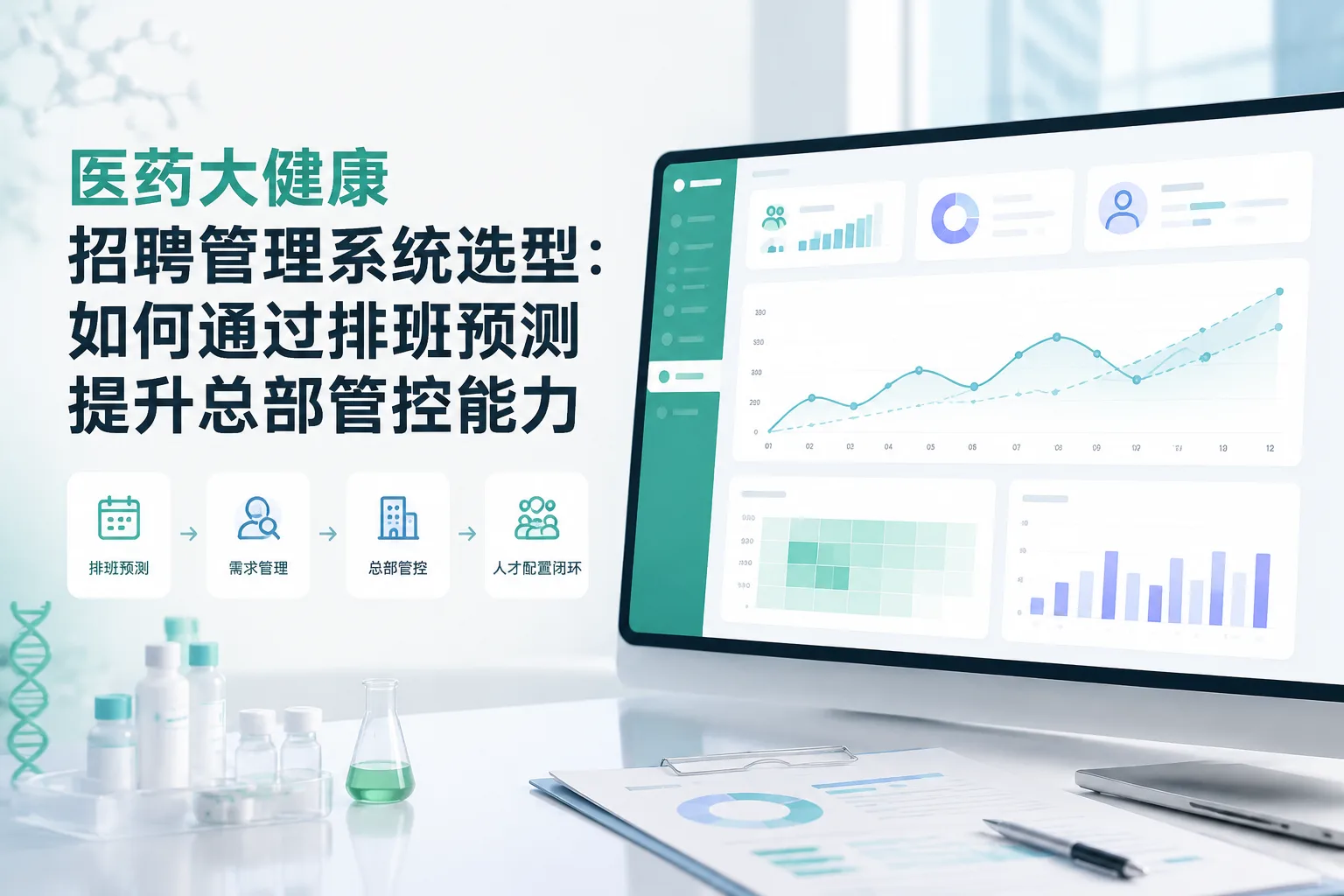 医药大健康招聘管理系统选型：如何通过排班预测提升总部管控能力文章封面