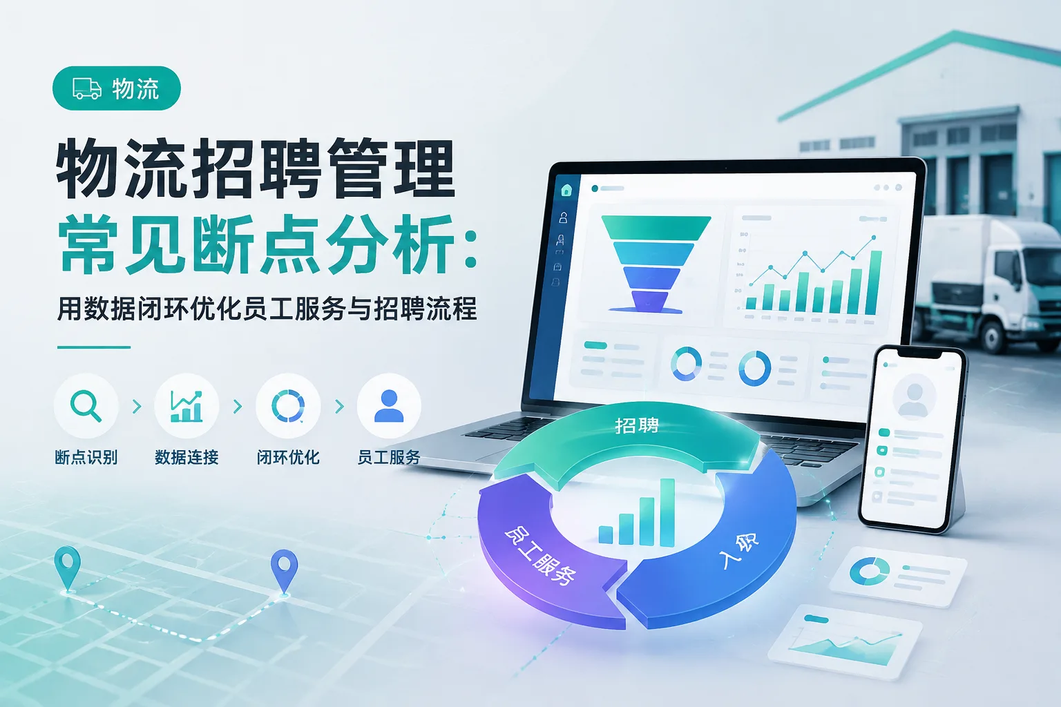 物流招聘管理常见断点分析：用数据闭环优化员工服务与招聘流程文章封面
