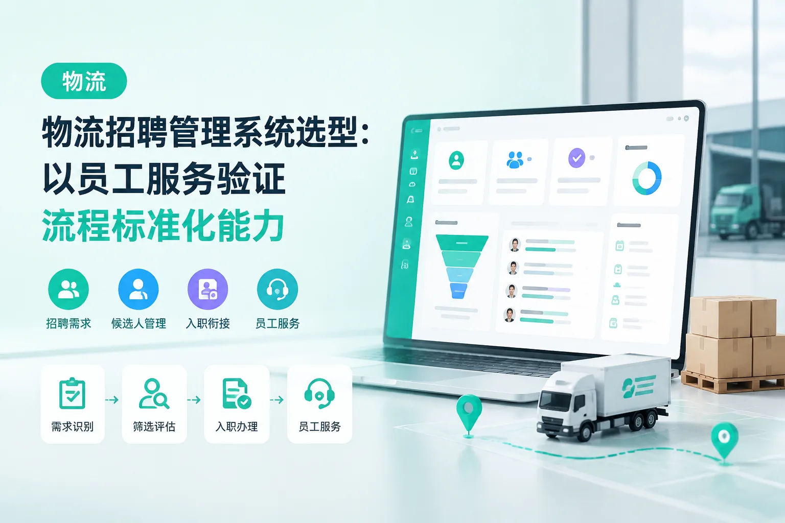 物流招聘管理系统选型：以员工服务验证流程标准化能力文章封面