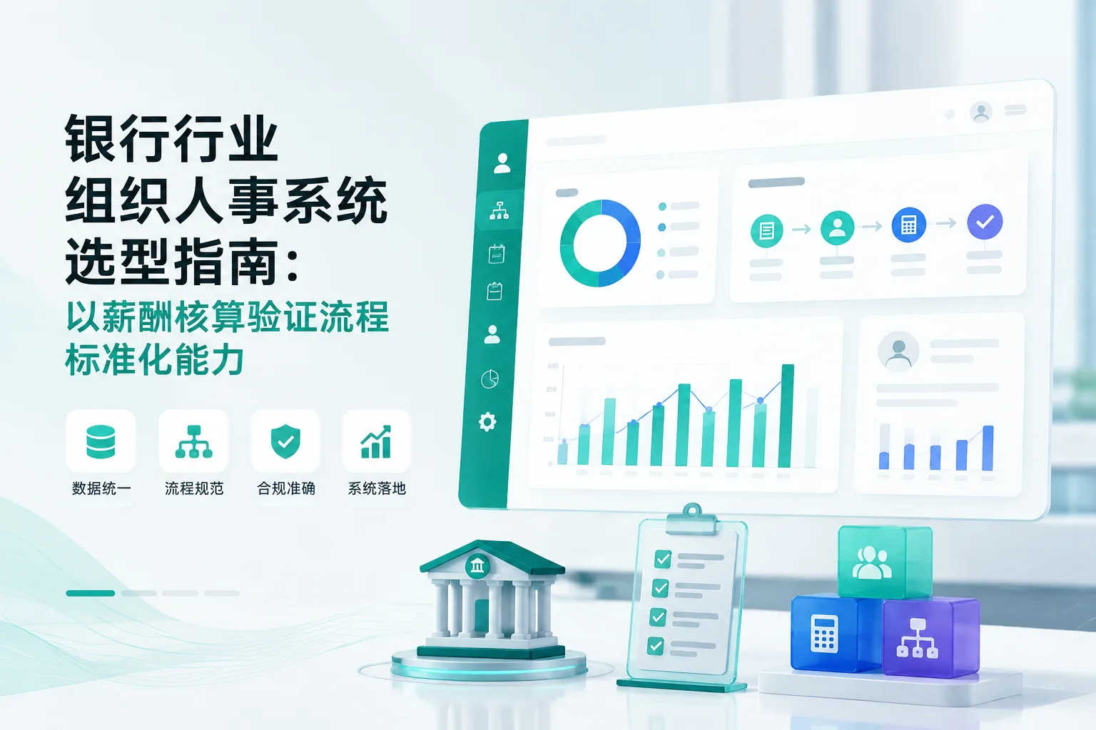 银行行业组织人事系统选型指南：以薪酬核算验证流程标准化能力文章封面