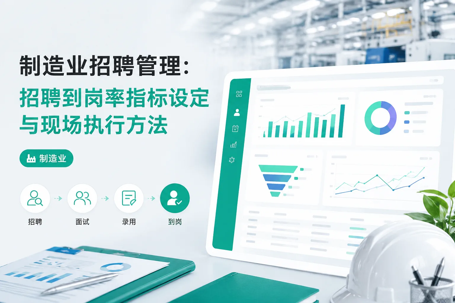 制造业招聘管理：招聘到岗率指标设定与现场执行方法文章封面