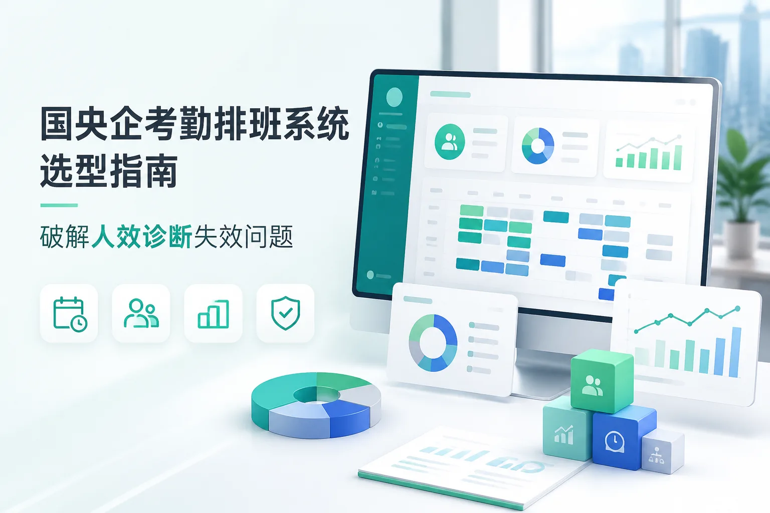 国央企考勤排班系统选型指南：破解人效诊断失效问题文章封面