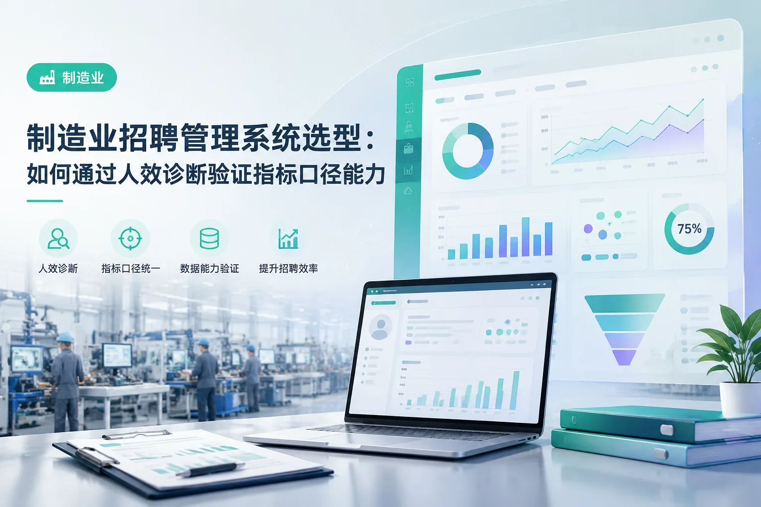 制造业招聘管理系统选型：如何通过人效诊断验证指标口径能力文章封面