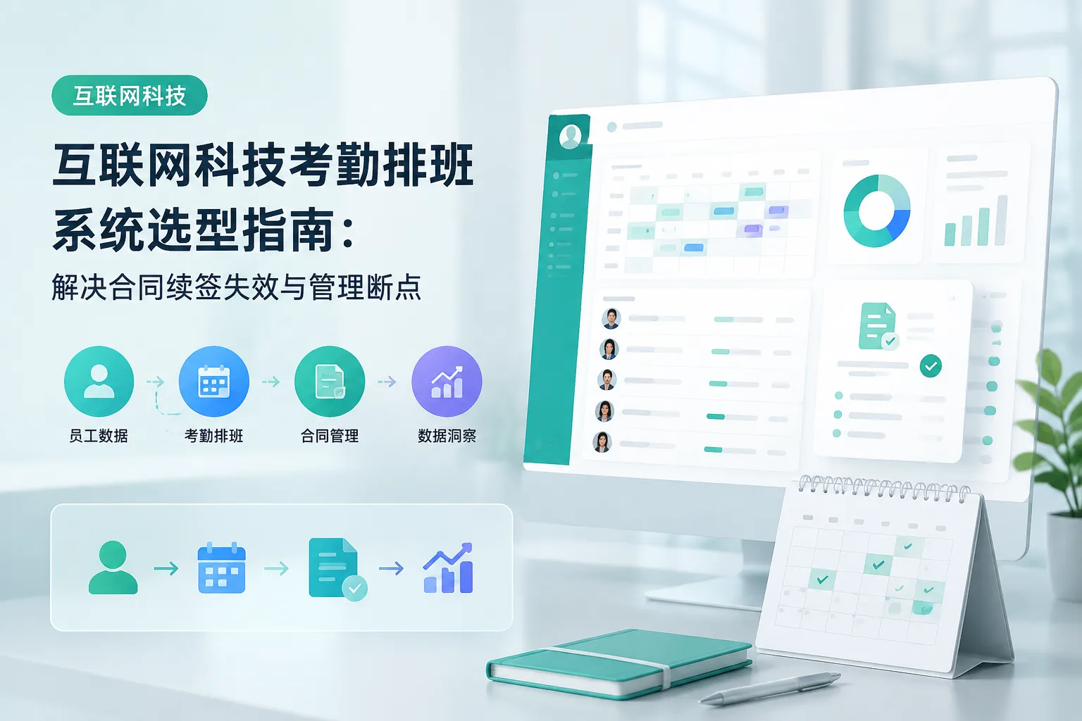 互联网科技考勤排班系统选型指南：解决合同续签失效与管理断点文章封面