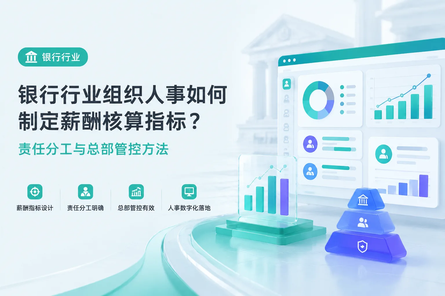 银行行业组织人事如何制定薪酬核算指标？责任分工与总部管控方法文章封面
