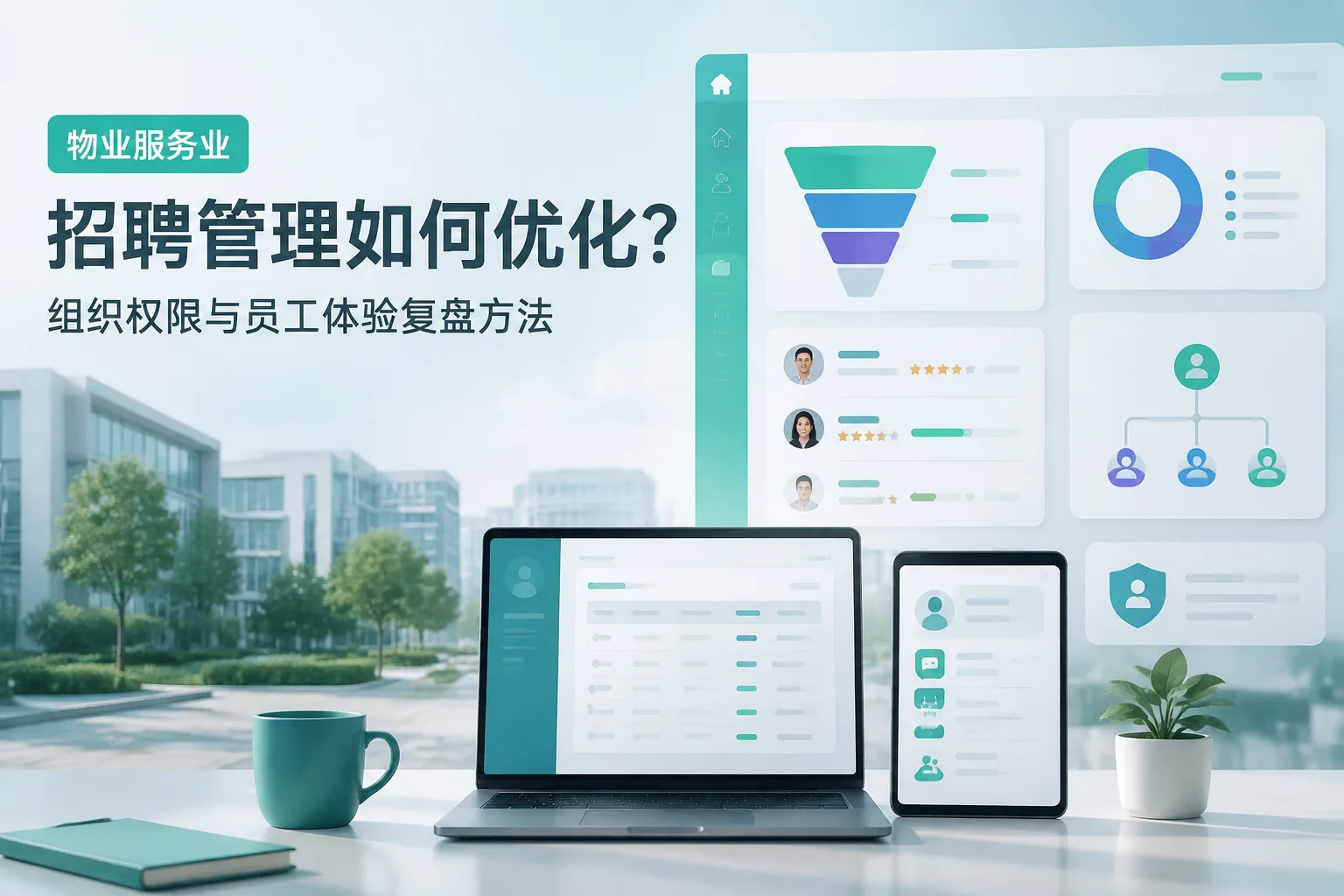 物业服务业招聘管理如何优化？组织权限与员工体验复盘方法文章封面